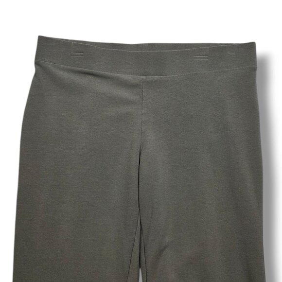 Pure Jill Slim Leg Pants Womens‎ Large Green Pull On Mid Rise Pima - Picture 3 of 10